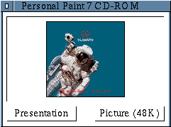 Personal Paint 7 CD-ROM Window