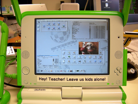 Amiga Forever 2008 on One Laptop per Child hardware