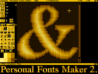 Personal Fonts Maker 2 Screenshot - ColorFont
