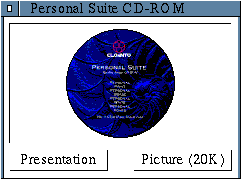 Personal Suite CD-ROM Window